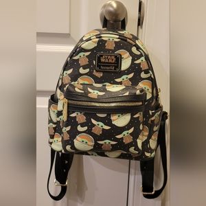 Grogu Starwars Loungefly Backpack